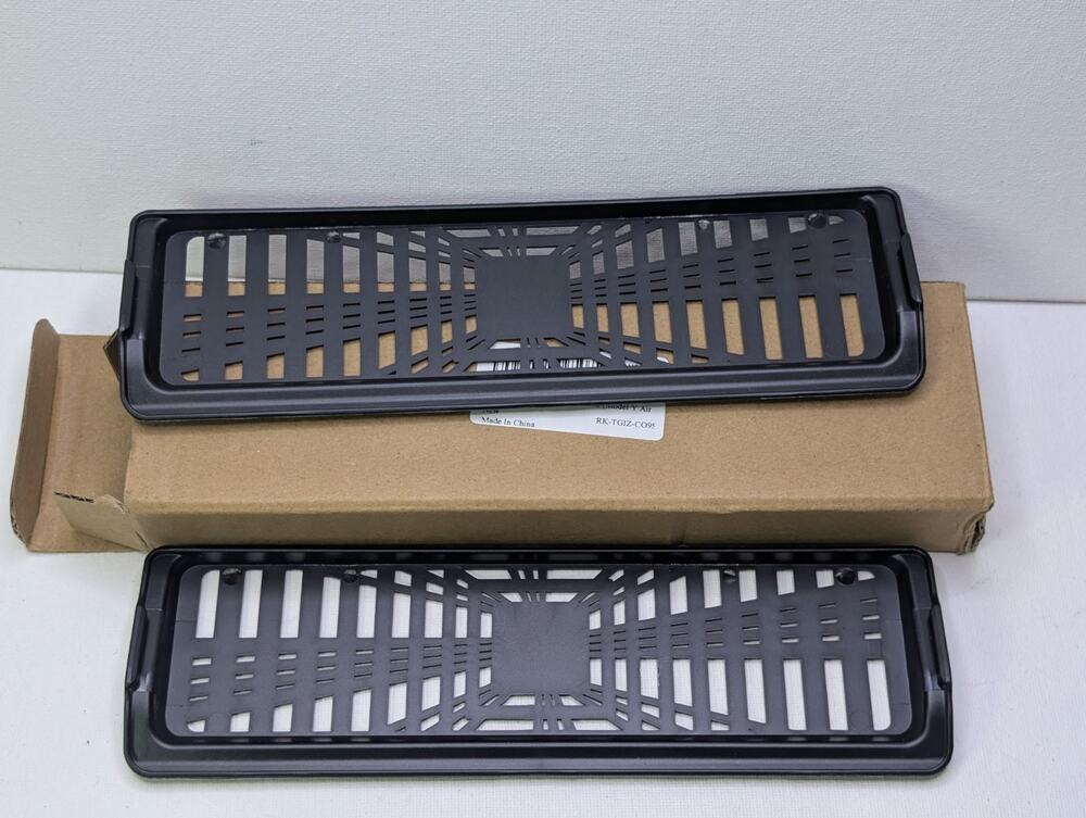 HSB Air Vent Covers for Tesla Model YBlack Under Seat Grille Guards Pair 2 Pack